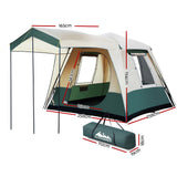 Weisshorn Instant Up Camping Tent 4 Person Pop up Tents Family Hiking Dome Camp - Wild Horizon