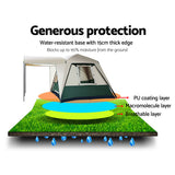 Weisshorn Instant Up Camping Tent 4 Person Pop up Tents Family Hiking Dome Camp - Wild Horizon