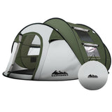 Weisshorn Instant Up Camping Tent 4-5 Person Pop up Tents Family Hiking Beach Dome - Wild Horizon