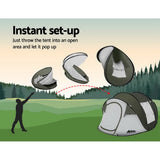 Weisshorn Instant Up Camping Tent 4-5 Person Pop up Tents Family Hiking Beach Dome - Wild Horizon