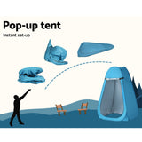 Weisshorn Pop up Camping Shower Toilet Tent Outdoor Privacy Change Room - Wild Horizon