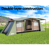 Weisshorn Instant Up Camping Tent 10 Person Outdoor Family Hiking Tents 3 Rooms - Wild Horizon