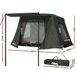 Weisshorn Camping Tent Instant Up 2-3 Person Tents Outdoor Hiking Shelter - Wild Horizon