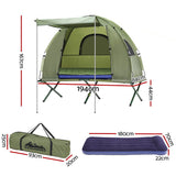 Weisshorn 5-in-1 Camping Tent Cot 1-person Air Mattress Camping Bed - Wild Horizon