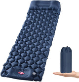 Ultralight Inflatable Camping Sleeping Pad with Pillow for Travelling and Hiking - Wild Horizon