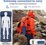 Ultralight Inflatable Camping Sleeping Pad with Pillow for Travelling and Hiking - Wild Horizon