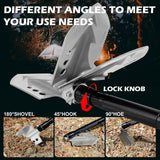 X-BULL 4WD Recovery Kit Snatch Strap Hitch Receiver Folding Shovel Survival 4X4