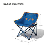 RAZOJESS Moon Camping Chair – Blue