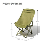RAZOJESS Enlarged Moon Camping Chair – Blue