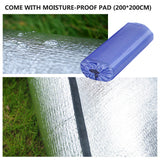 Waterproof Automatic Camping Tent 3-4 Person Come with Moisture Proof Pad(Blue) - Wild Horizon