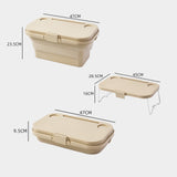 3-in-1 Folding Camping Storage Box & Table