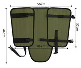 Outdoor Anti-Snake Bite Leg Guards - Hiking Camping Knee Protectors, Snow Shoe Covers, Leg Sleeves, khaki