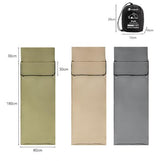 Ultra-Stretch Sleeping Bag Liner – Grey