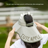 Red Kids UV Protection Sun Hat